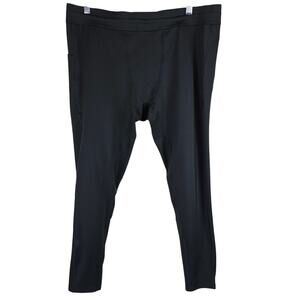 Rhone Compression Side Pocket Running Hiking Layering Mens Leggings XL